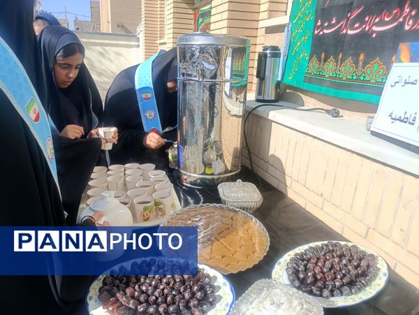 دبیرستان فنی و حرفه ای فاطمیه در سوگ بانوی دو عالم