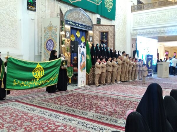 شادپیمایی و تجمع بزرگ دختران فاطمی در سومین حرم اهل بیت(ع)