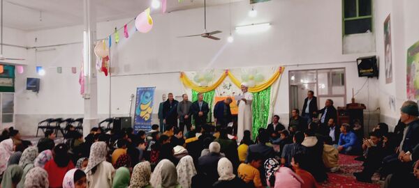 جشن باشکوه ولادت امام علی ع در روستای کاریزک خلیل آباد