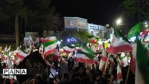 حضور مهدی رسولی در اجتماع مردمی نیشابور -۱