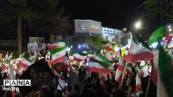 حضور مهدی رسولی در اجتماع مردمی نیشابور -۱