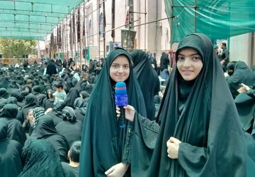 برگزاری مراسم تاسوعای حسینی در مسجد ابوالفضل شهر شهیدپرور کوشک 