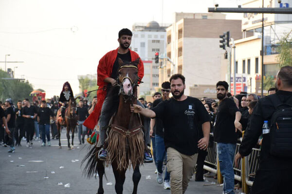 کاروان نمادین اسرای کربلا در قم - 2