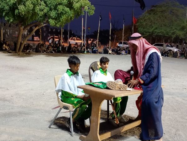 مراسم تعزیه‌‌‌خوانی دو طفلان زینب