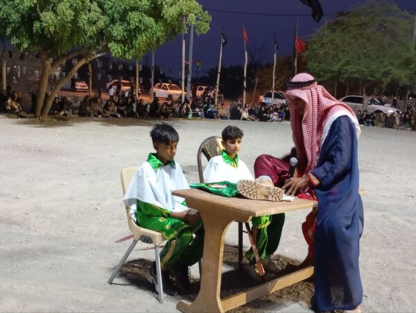 مراسم تعزیه‌‌‌خوانی دو طفلان زینب