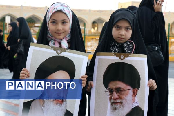 راهپیمایی گرامیداشت روز عفاف و حجاب در مشهد