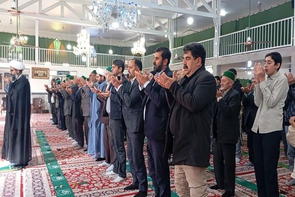 اقامه نماز جمعه در آخرین هفته ماه مبارک شعبان شهر بار نیشابور 