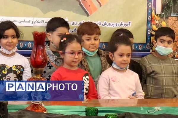 دانش آموزان نورانی حاضر در محفل