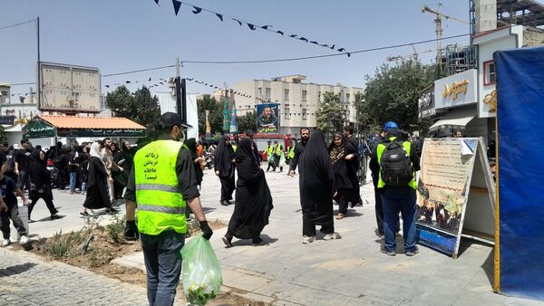 برگزاری تجمع یوم العباس در امامزاده حسن کرج