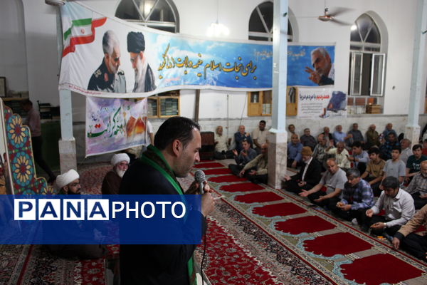 حضور کاروان آستان خورشید در شهر درق