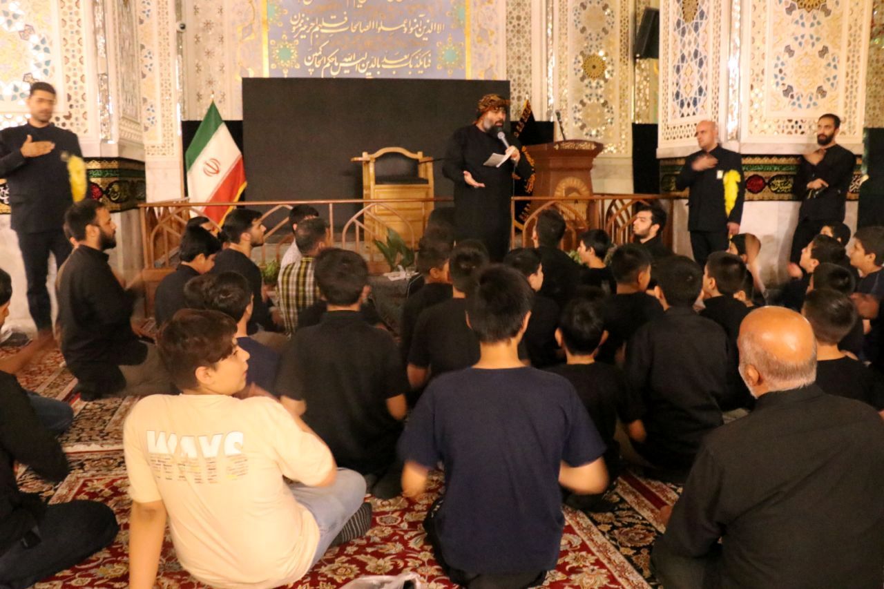 هیئت قاسم ابن‌الحسن در حرم مطهر رضوی