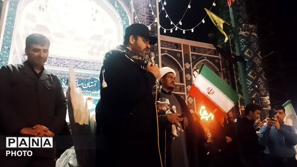 چهل و پنجمین شب از تجمعات مردمی در بی بی شطیطه شهرستان نیشابور 