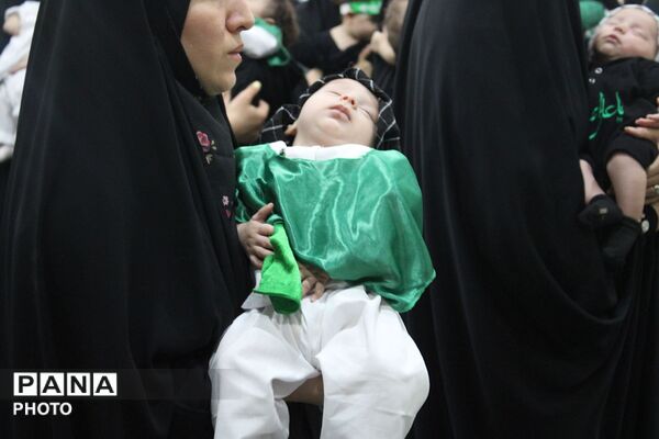 همایش بزرگ شیر خواران حسینی در مصلا نماز جمعه چهاردانگه