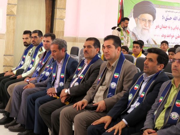 برگزاری اردوی تمشک پسران در اردوگاه شهید چمران بجنورد 
