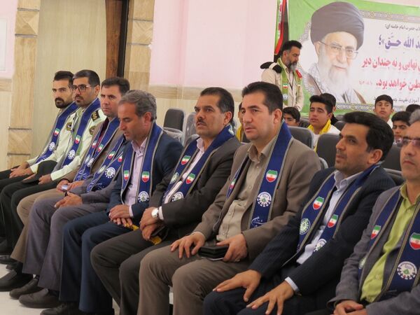برگزاری اردوی تمشک پسران در اردوگاه شهید چمران بجنورد 