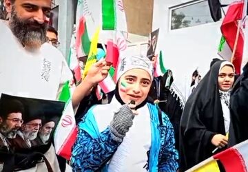 دیدگاه راهپیمایان روز قدس در قم پیرامون انتقام از مستکبران