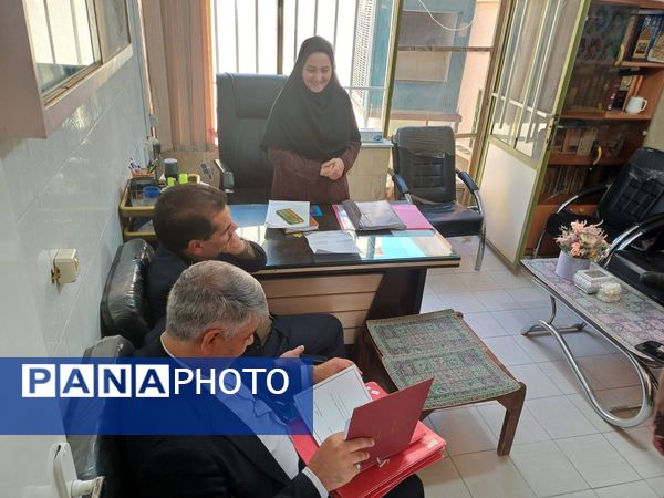 بازدید معاون آموزش متوسطه اداره‌کل آموزش و پرورش استان از مدارس شهرستان جاجرم 