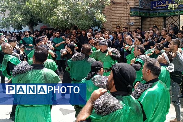 عزاداری مردم کرمانشاه در تاسوعای حسینی