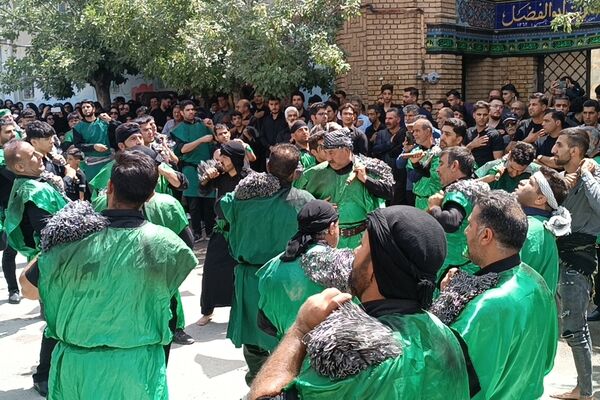 عزاداری مردم کرمانشاه در تاسوعای حسینی