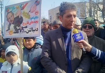 حضور باشکوه مردم و دانش آموزان مشت محکمی بود بر دهان دشمنان انقلاب