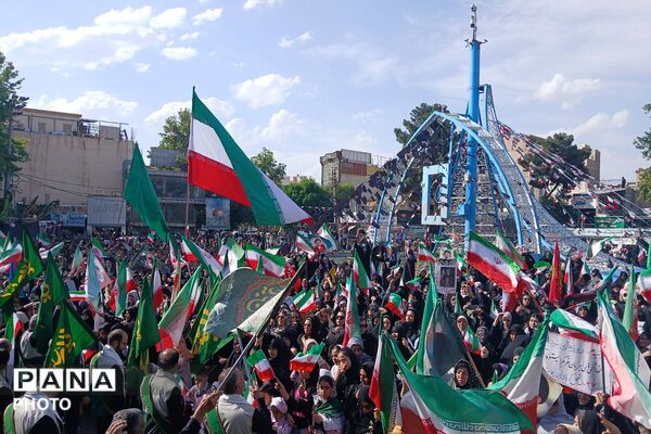 نقش افرینی دختران جان فدا دیار ۱۵ خرداد 