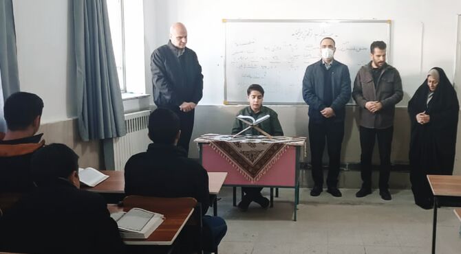 برگزاری روز دوم مسابقات قرآن، عترت و نماز دانش‌آموزان پسر ناحیه ۳ کرمانشاه