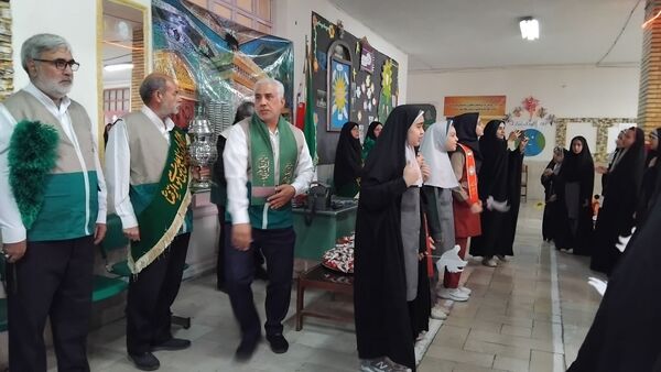 مدرسه سیدالشهداء ۲ مهاجران، میزبان خادمان امام رضا (ع)