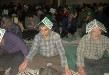 مراسم اولین شب احیا در شهر کلاته رودبار