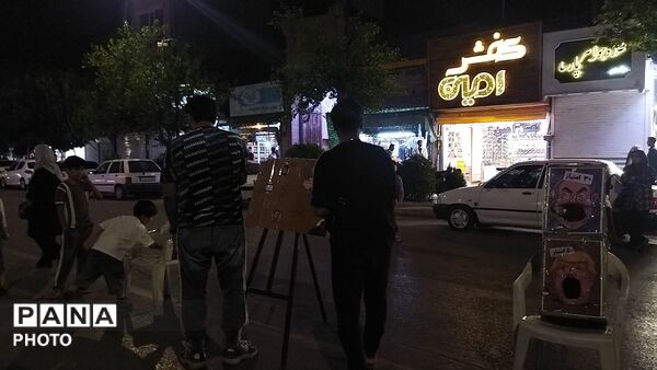 گذری بر موکب جبهه فرهنگیان نیشابور در هشتاد و هشتمین شب از اجتماعات مردمی 
