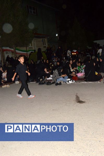 مراسم شب‌دهم محرم در هیئت فرهنگیان  نیشابور