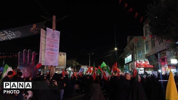 حضور باشکوه مردم کرج در صد و نوزدهمین شب از عزاداری‌های حسینی