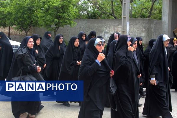 حمایت نمازگزاران جمعه در گلوگاه از مردم مظلوم فلسطین