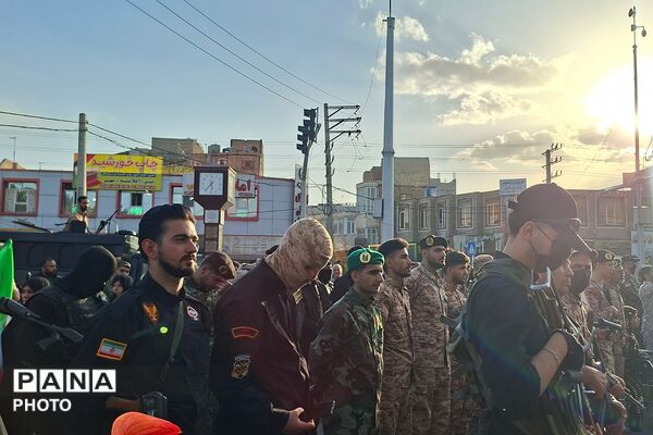 رزمایش سراسری جانفدا در قرچک