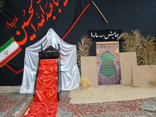اجرای تئاتر خرابه شام در شهرستان خلیل آباد 