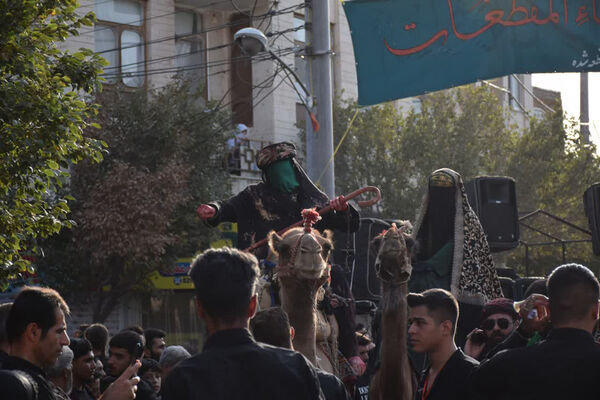 کاروان نمادین اسرای کربلا در قم-1