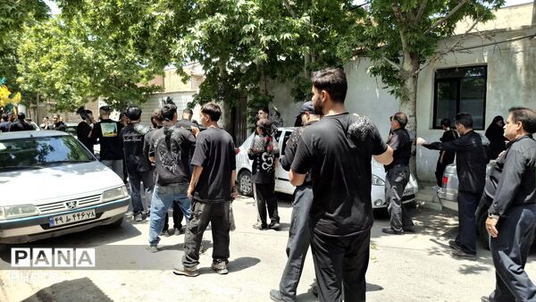 راهپیمایی صبح تاسوعا با حضور هیئت ابوالفضلیون رسالت 