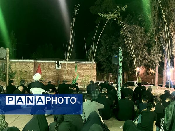 عزاداری دلسوختگان حسینی در روستای کرسگان