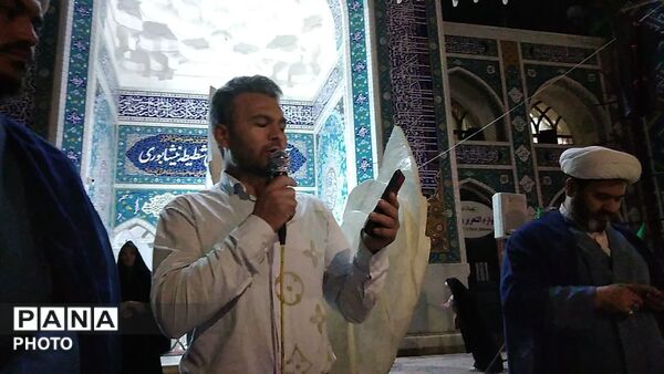 شصت و پنجمین شب از اجتماعات در آرامگاه بانو بی بی شطیطه شهرستان نیشابور