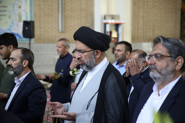 آیین گرامیداشت سالروز طوفان الاقصی با حضور کارکنان پلیس در قم
