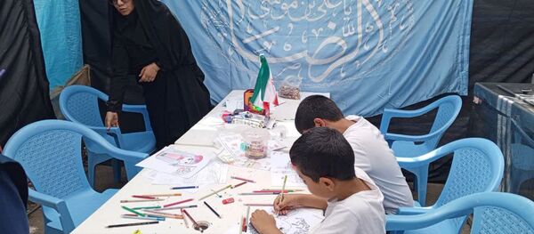 برپایی موکب سازمان دانش‌آموزی شهرستان فاروج
