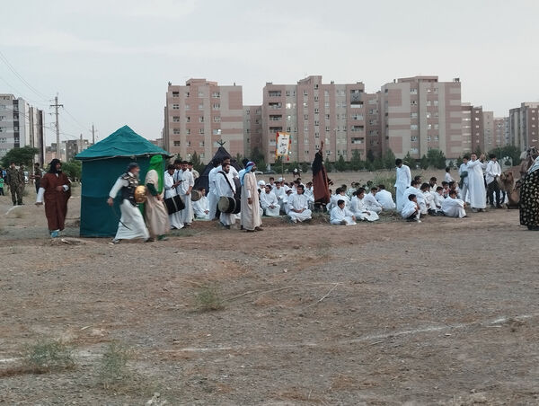 نمایش بازسازی واقعه غدیر در شهر پردیسان