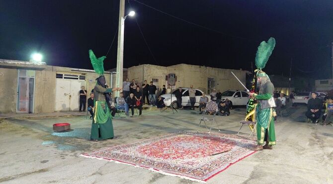 سورانه؛ آینه‌دار حماسه ساقی کربلا در شب اربعین