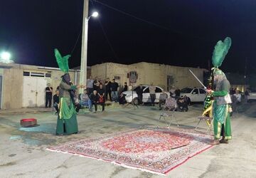 سورانه؛ آینه‌دار حماسه ساقی کربلا در شب اربعین