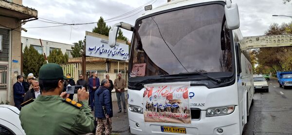 کاروان راهیان نور بسیج دانش‌آموزی سراب و مهربان 
