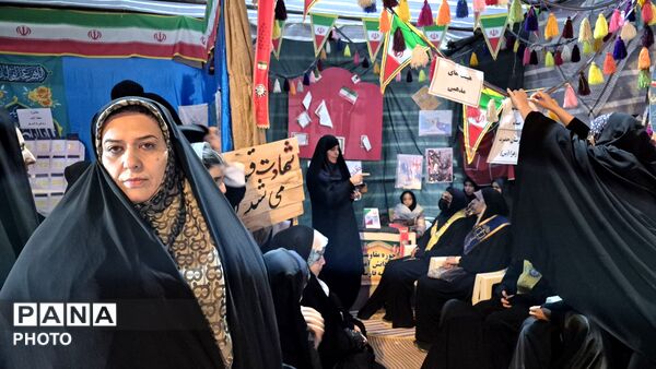 از کلاس درس تا خدمت؛ موکب بسیج و دانش‌آموزی پیشگامان جهاد تبیین و خدمت
