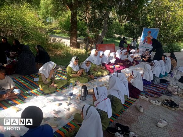 تبلور فرهنگ سلامت در فعالیت صبحگاهی دانش‌آموزان و مربیان مینابی