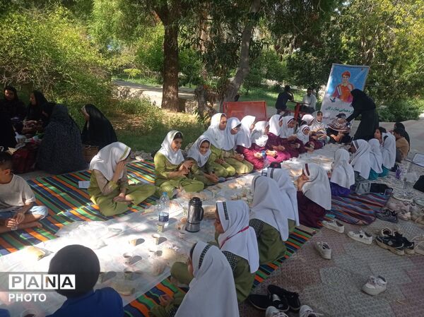 تبلور فرهنگ سلامت در فعالیت صبحگاهی دانش‌آموزان و مربیان مینابی
