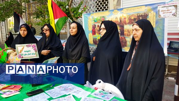 جشن وحدت و ولایت با حضور پرشور دانش‌آموزان اسکو