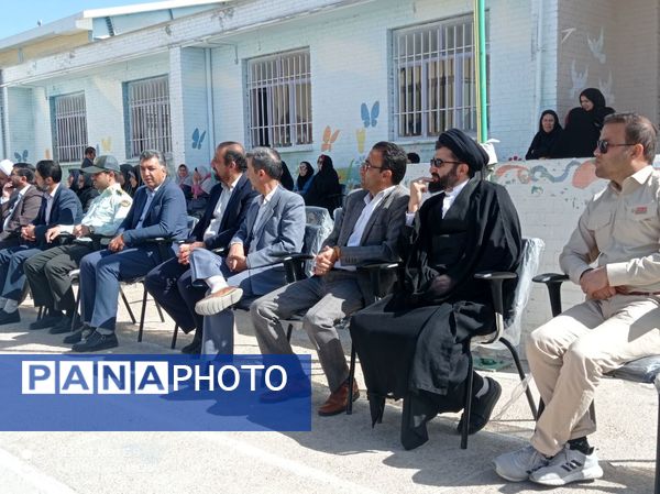 نواختن زنگ سپاس معلم در شهرستان جاجرم