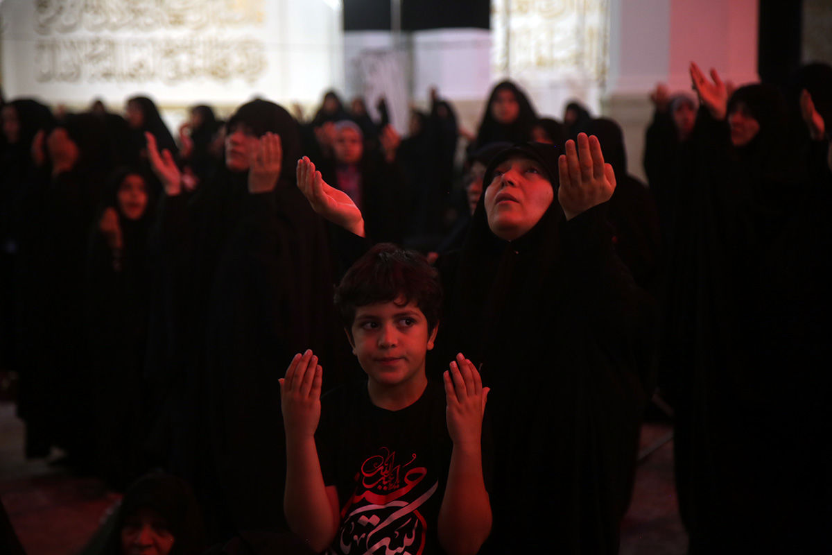 مراسم عزاداری اربعین حسینی در حرم حضرت معصومه(س)